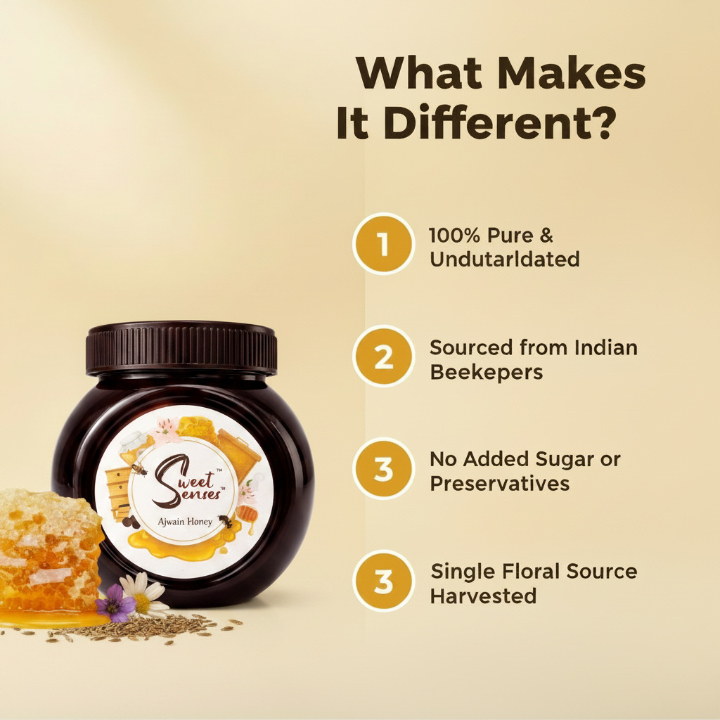 Ajwain Honey Infographic