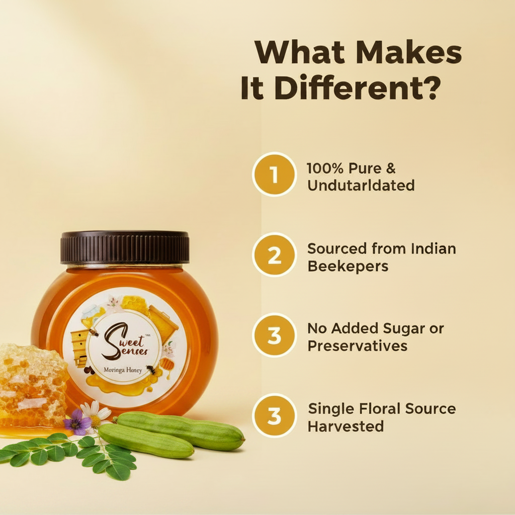 Moringa Honey Infographic